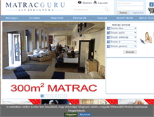 Tablet Screenshot of matracguru.hu